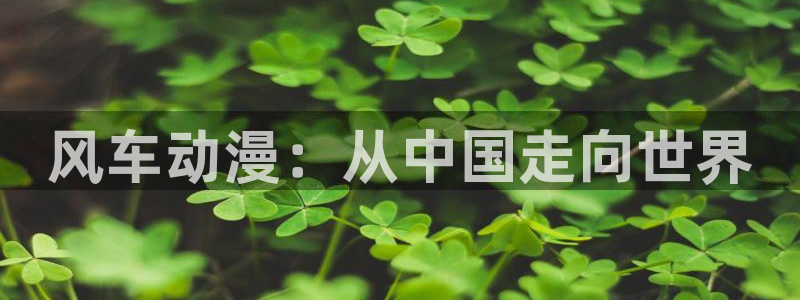 腐漫画网下载网：风车动漫：从中国走向世界